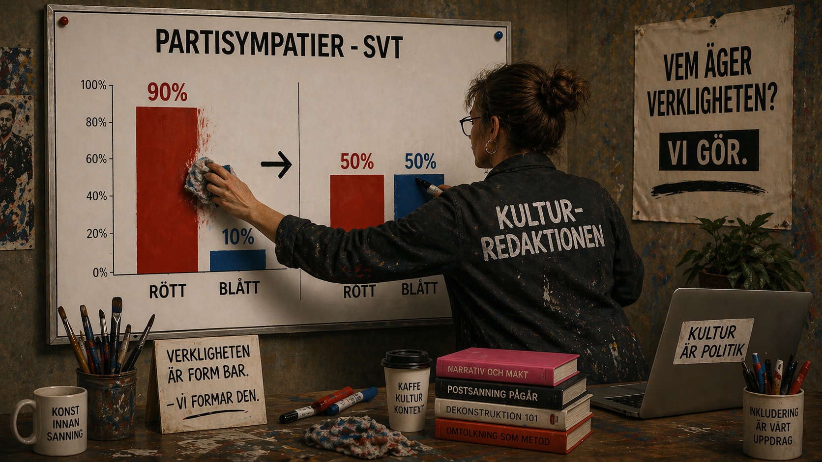 Persom som ändrar staplar