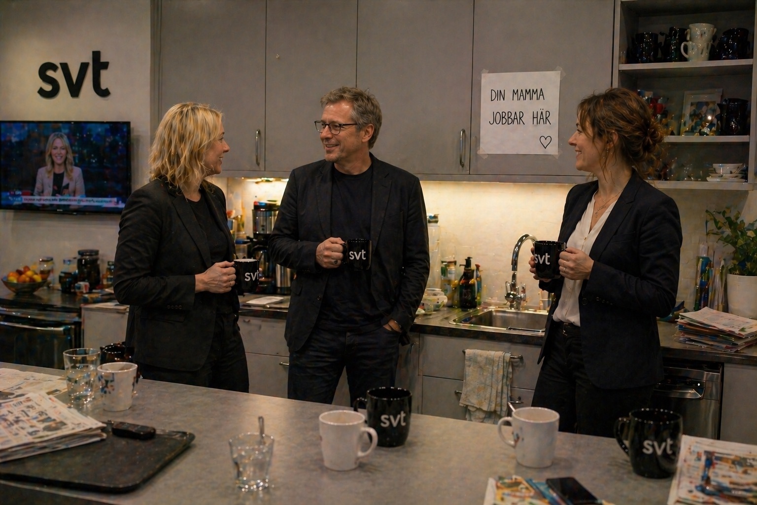 Din mamma jobbar här